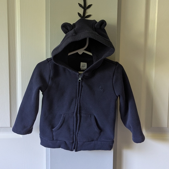 BABY GAP BEAR HOODIE 18-24MTH - Picture 2 of 3